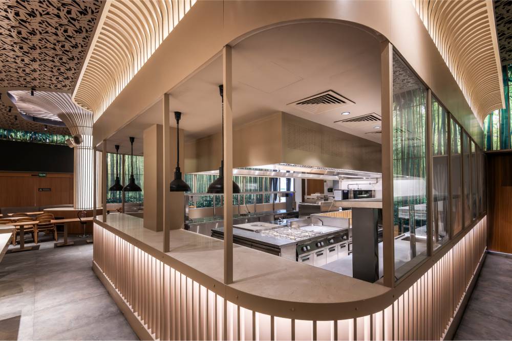 Cocina vista desde la sala